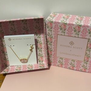 Kendra Scott x LoveShackFancy Marie Pink Blooming Heirloom. Illusion